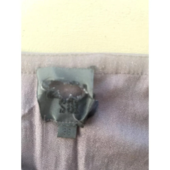 Anna Sui Silk Utility Dress with Flaws Gray 36 - Picture 5 of 6